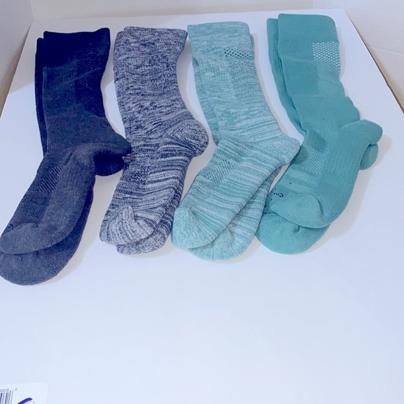 Tommie Copper Men’s 4 Pack Wide Over The Calf  Compression Socks Size M - Picture 1 of 5